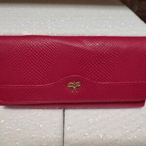 DARK PINK WALLET "ORGANIZER" CLUTCH
